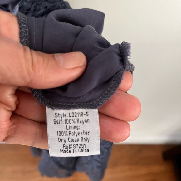 Johnny Was love Boho Maxi Dress Blue XS+ JW Reusable Bag - Picture 16 of 16